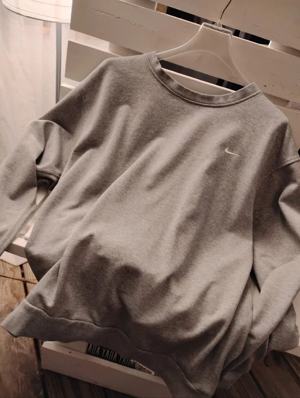 Nike Men's Charcoal Gray Crewneck Sweatshirt